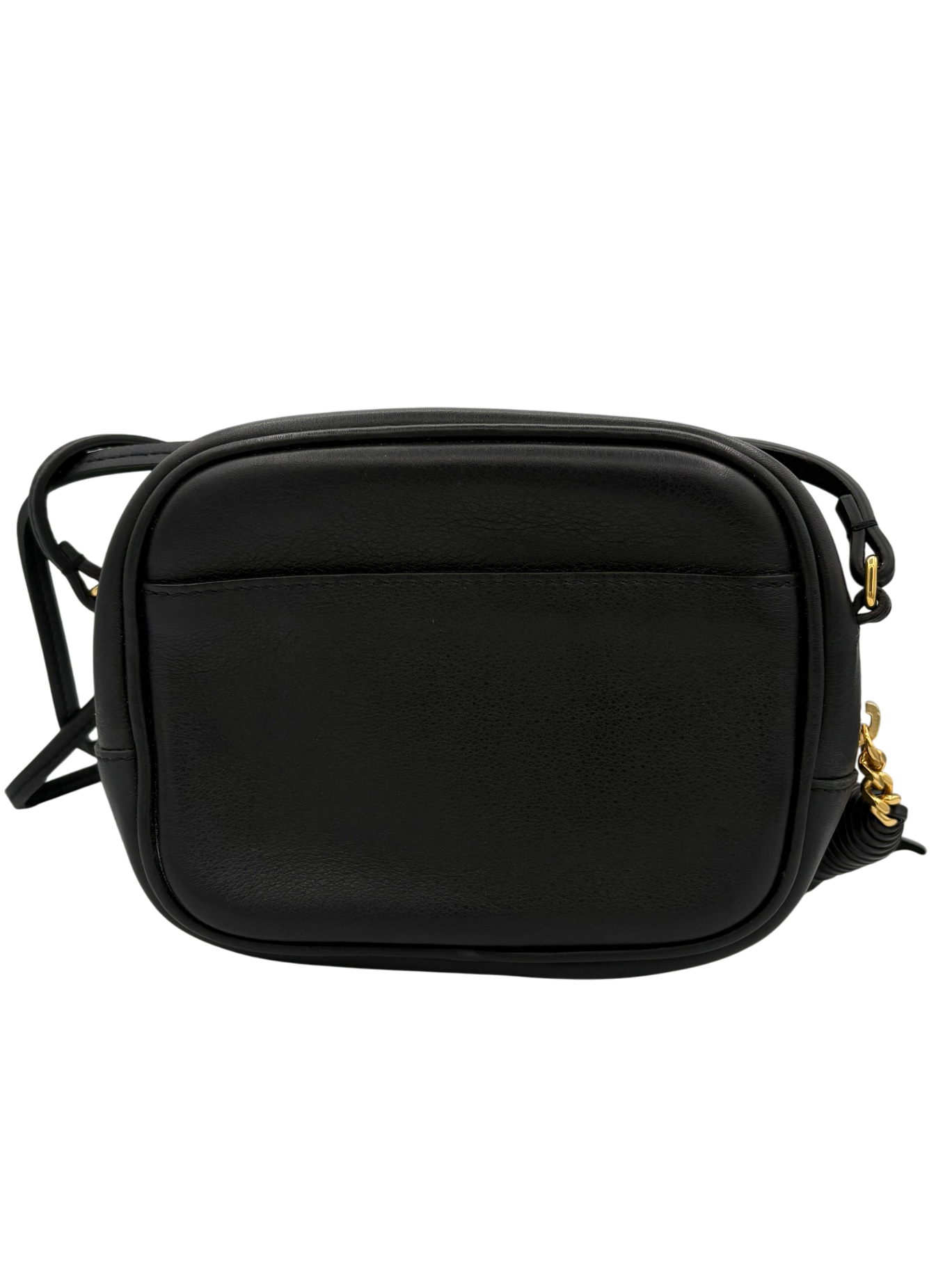 YSL Black Mini Camera Bag with tassle