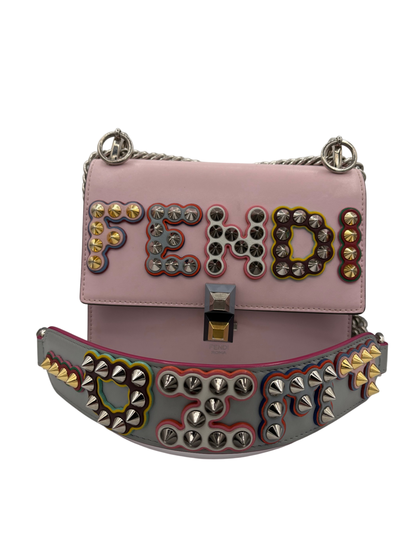 FENDI Kan - pink with limited edition strap