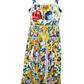 DOLCE & GABBANA Majolica Print Midi Dress