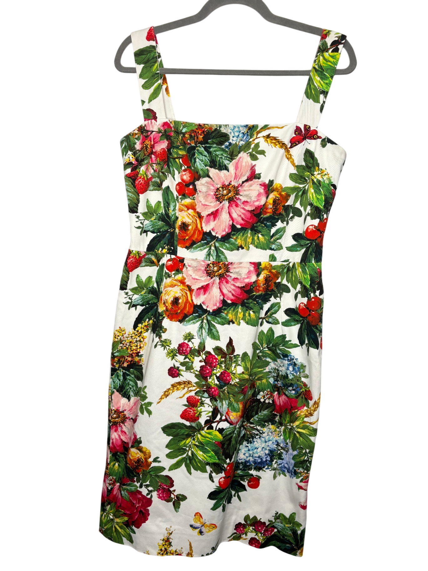D&G Floral Orchard Print Cotton Dress