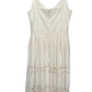Dolce & Gabbana Ivory Broderie Anglaise Cotton Midi Dress