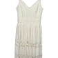 Dolce & Gabbana Ivory Broderie Anglaise Cotton Midi Dress
