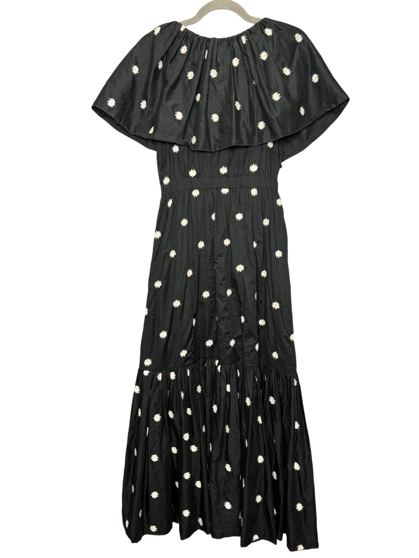 MERLETTE Black/White Spot Midi dress
