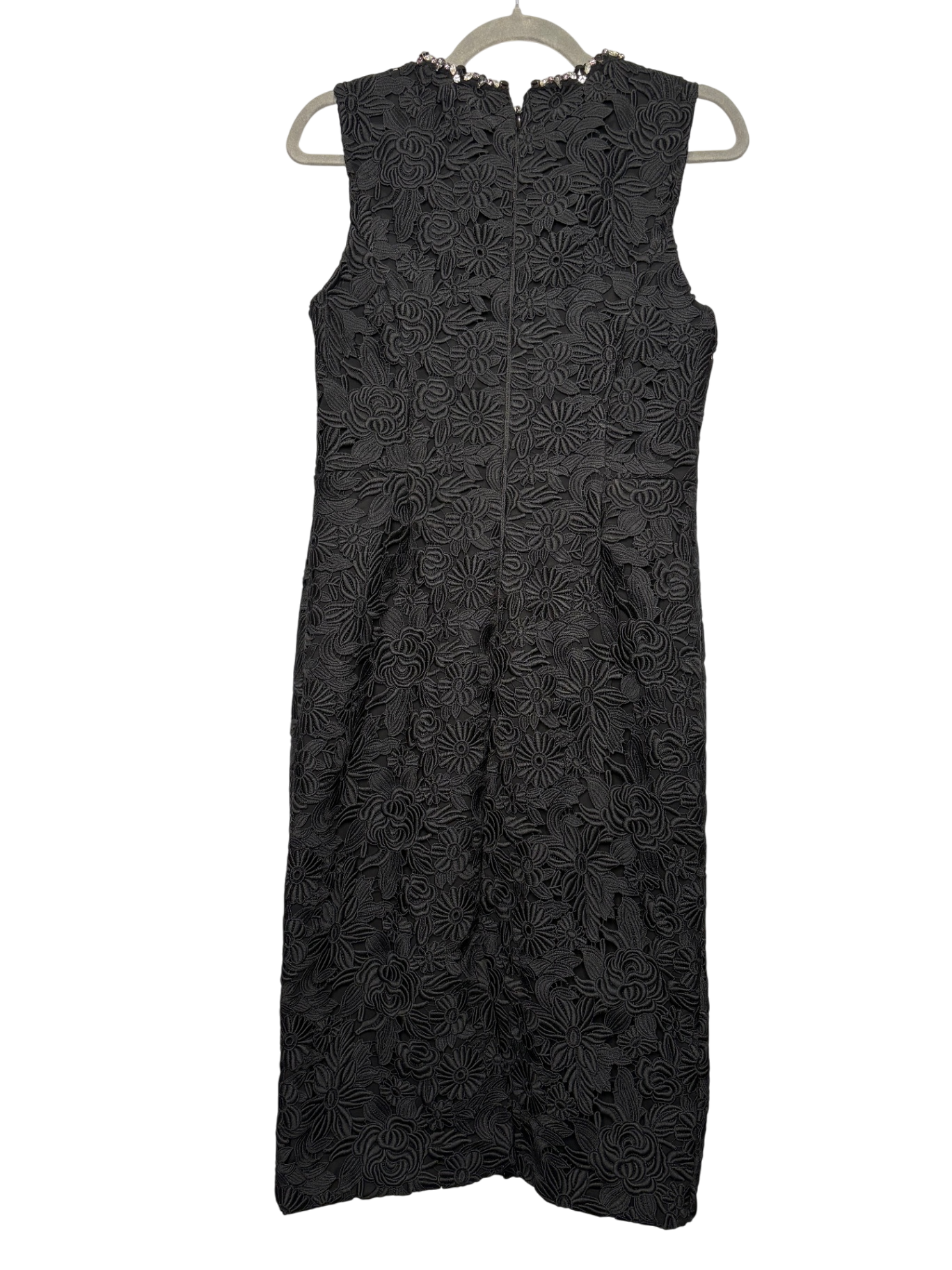SACHIN & BABI Black lace crystal dress size 10