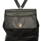 CHANEL Caviar Triple C Black Backpack