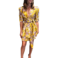 ZIMMERMANN Yellow Floral Short Dress