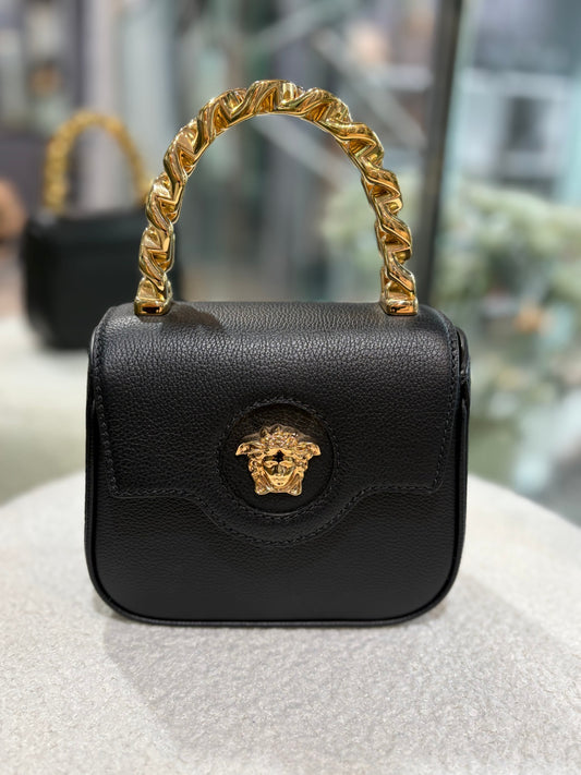VERSACE Black Medusa mini bag