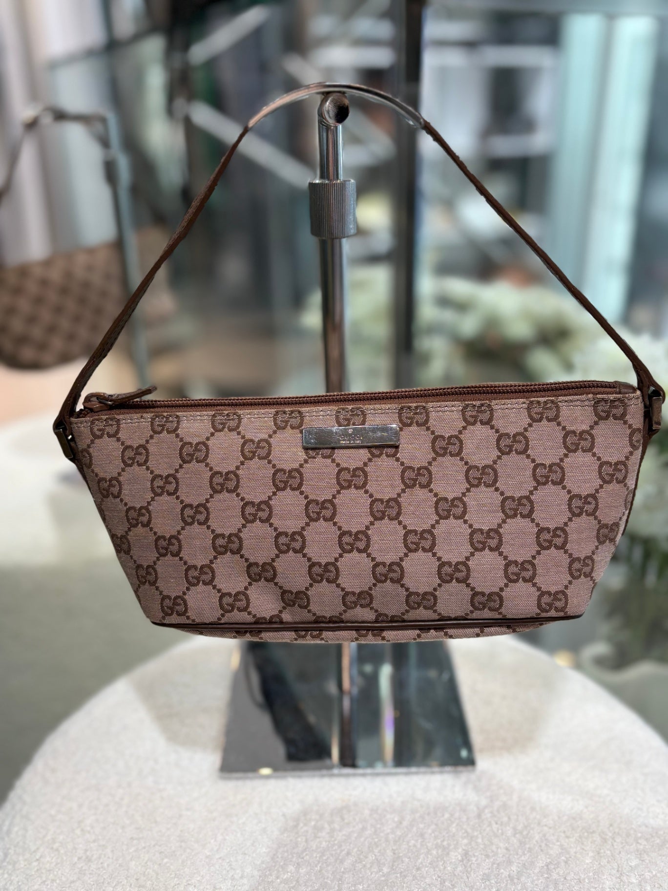 GUCCI -  Canvas Shoulder Bag