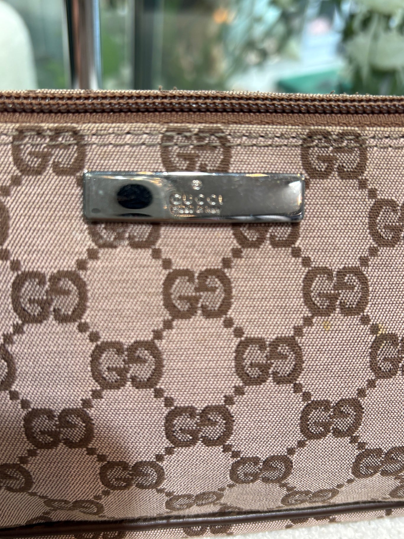 GUCCI -  Canvas Shoulder Bag