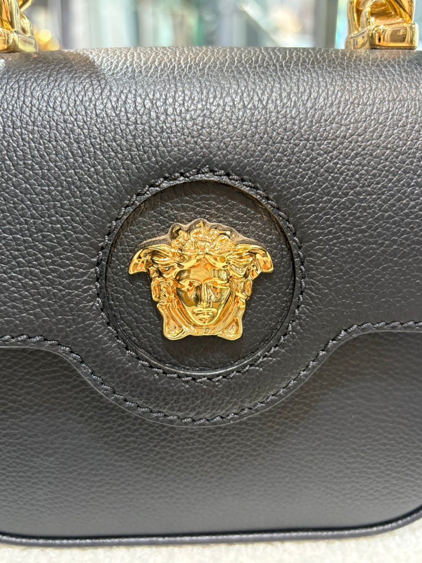 VERSACE Black Medusa mini bag