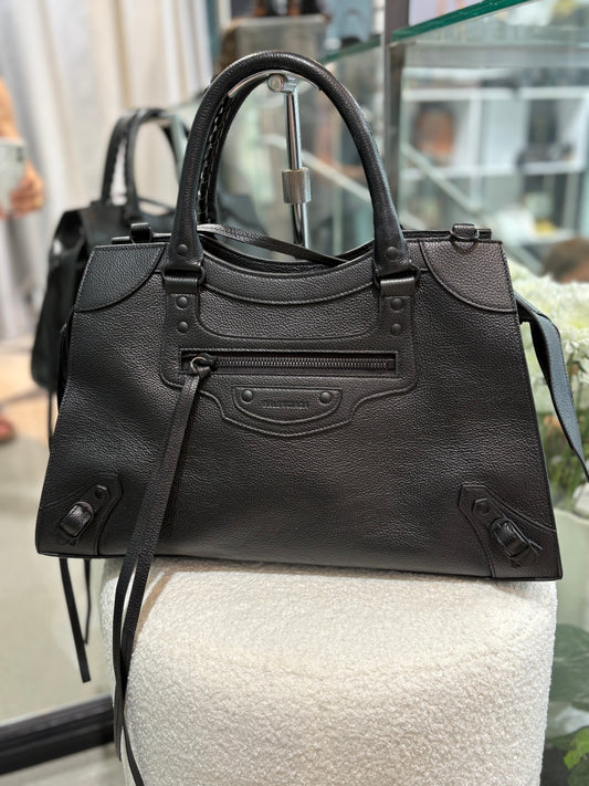 BALENCIAGA Black Neo Classic City Handbag