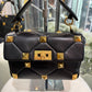 VALENTINO GARAVINI Blk/Gold Roman stud bag