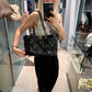 CHANEL 19 Quilted Leather chain tote - Medium