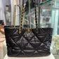 CHANEL 19 Quilted Leather chain tote - Medium