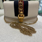 GUCCI SYLVIE Super Mini leather bag with chain