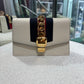 GUCCI SYLVIE Super Mini leather bag with chain