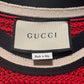 GUCCI Red Crochet Knit shift size M