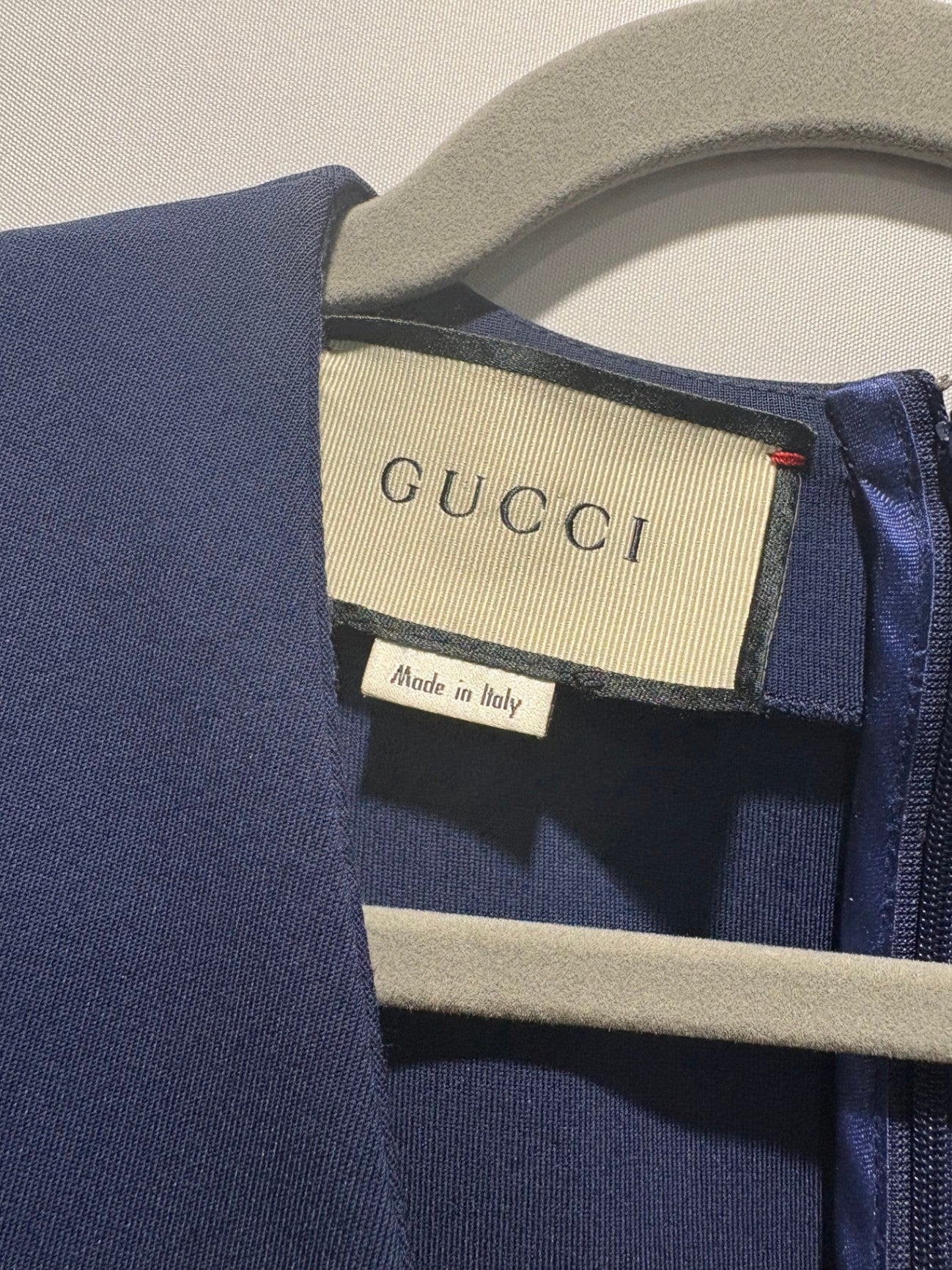 GUCCI Navy Bow dress size S