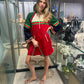 GUCCI Red Sweater dress size M