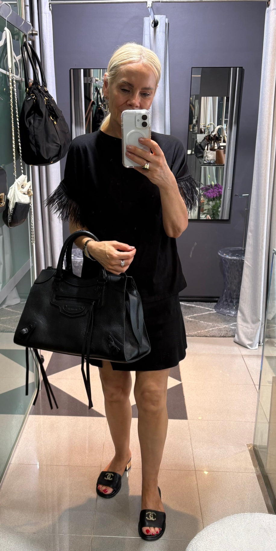 BALENCIAGA Black Neo Classic City Handbag