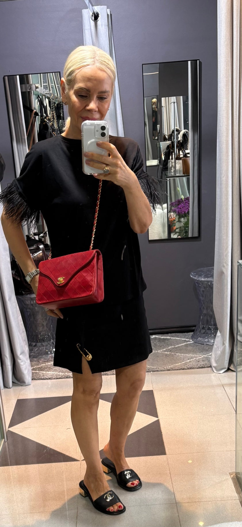 CHANEL Vintage Classic Flap - Red