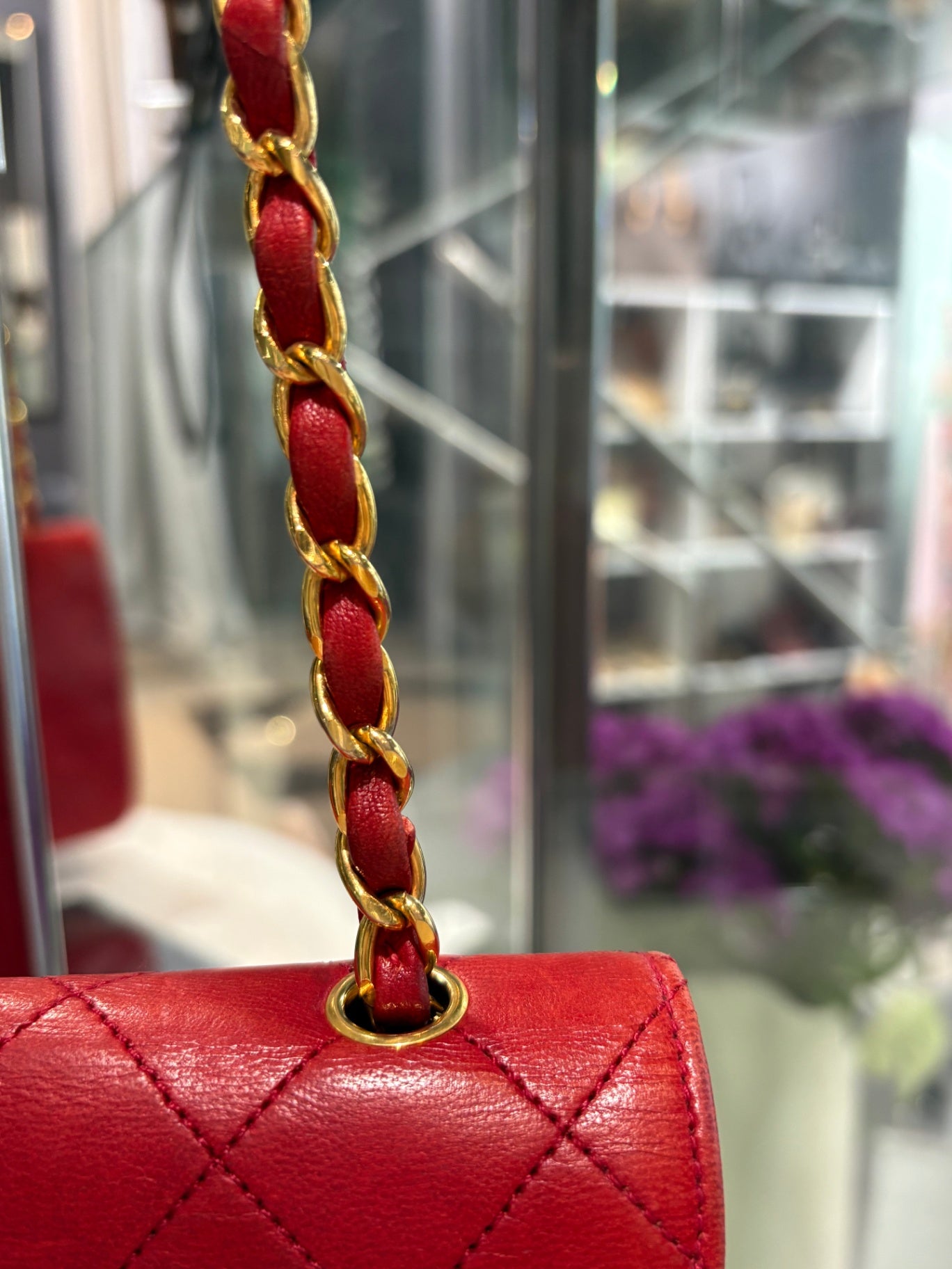 CHANEL Vintage Classic Flap - Red