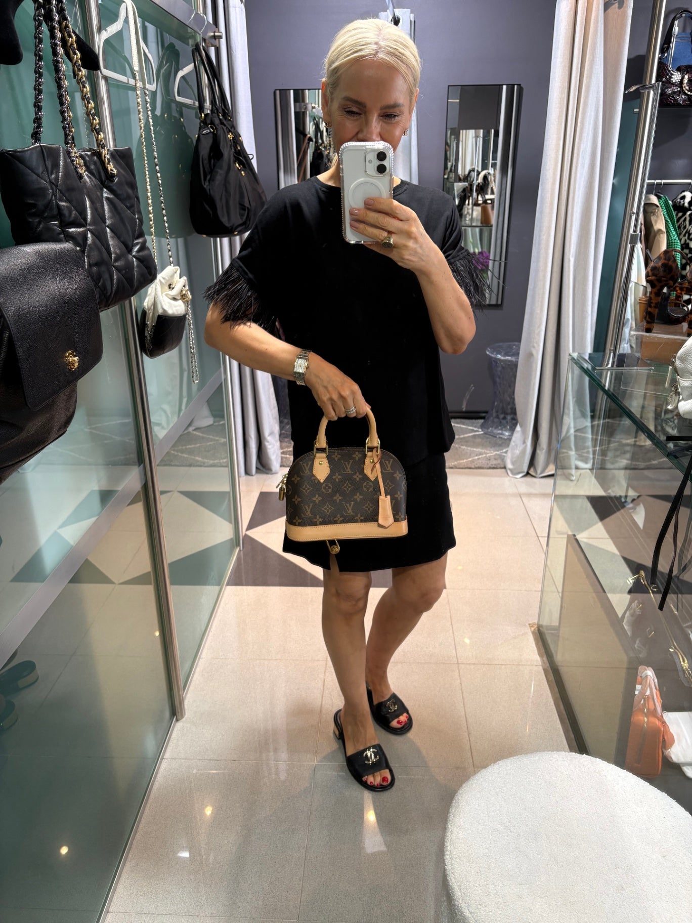 LOUIS VUITTON ALMA BB Mini with strap