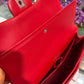 CHANEL Red Classic Double Flap - Large