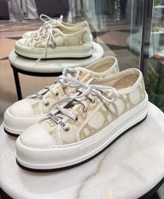 DIOR Gold/White sneaker 38 