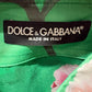 DOLCE & GABBANA Green/pink floral silk blouse: 44