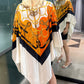 HERMES Silk Scarf Poncho O/S