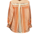 CELINE Geometric Orange Silk Shirt size 40