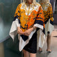 HERMES Silk Scarf Poncho O/S