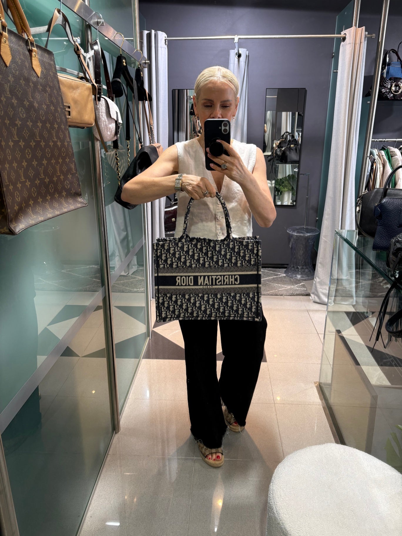 DIOR Book Tote - Medium Oblique