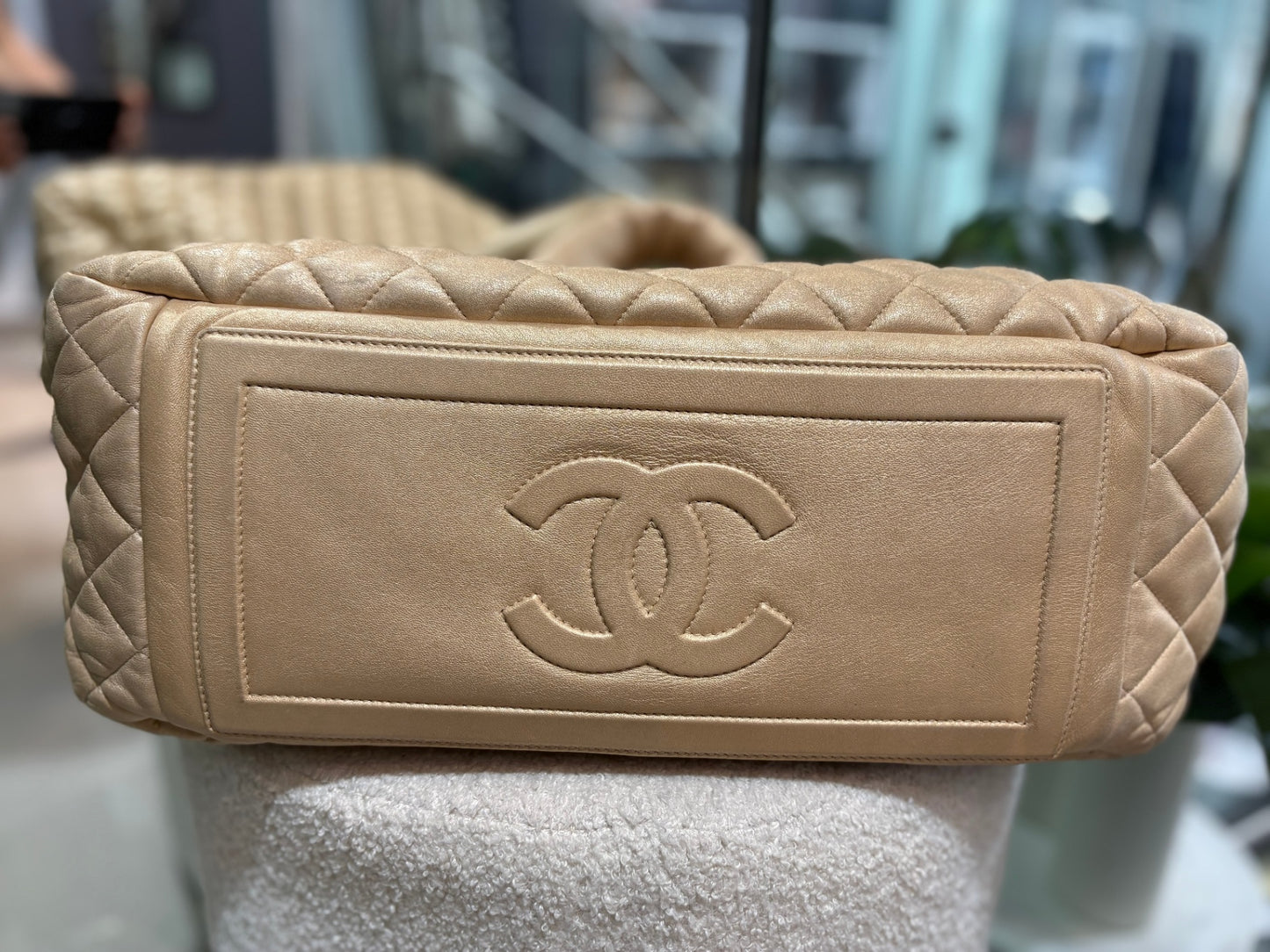CHANEL Coco Cocoon Bowler Bag - Gold
