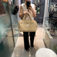 CHANEL Coco Cocoon Bowler Bag - Gold