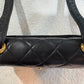 CHANEL Vintage Black Lambskin Mini Flap
