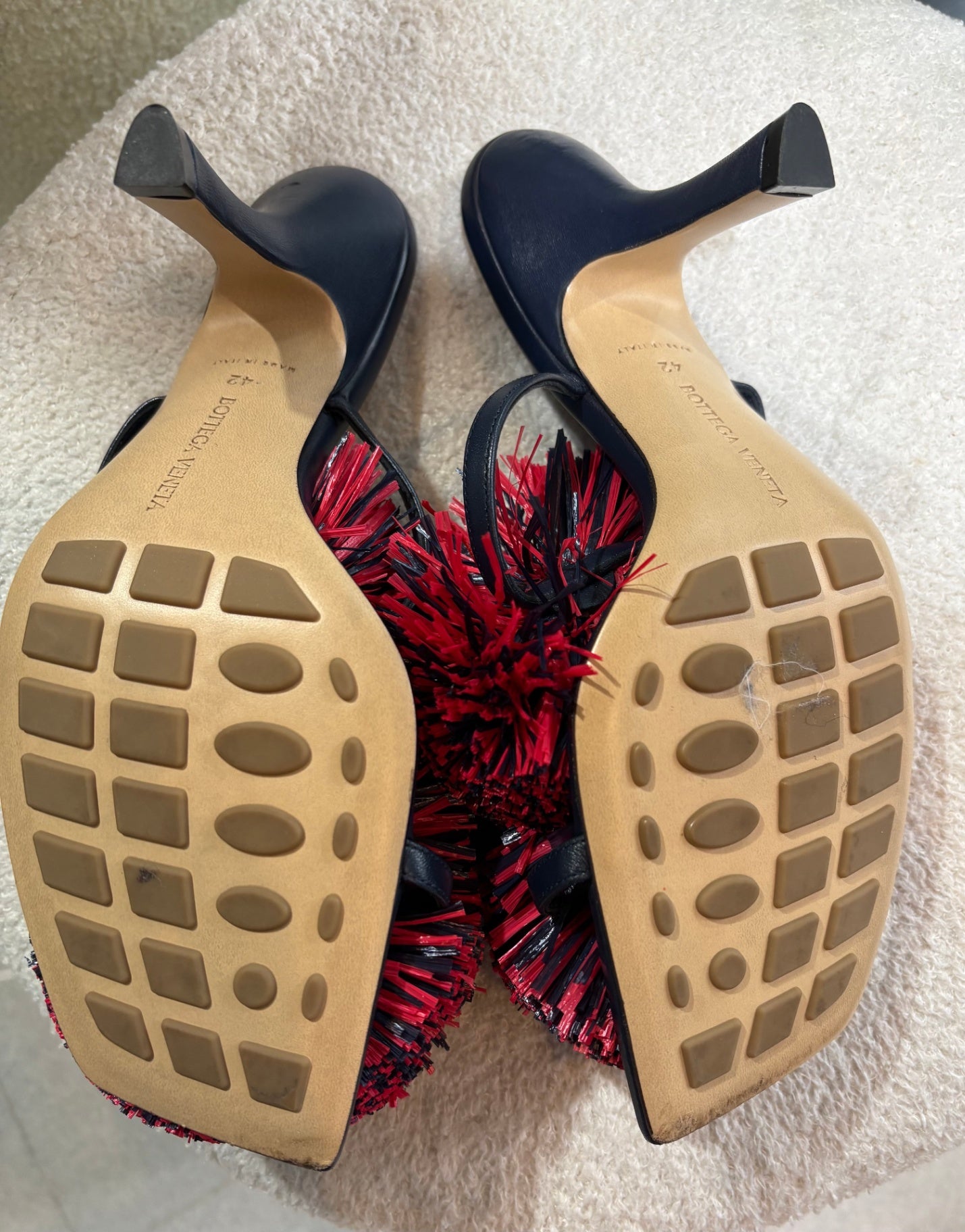 BOTTEGA VENETA Pom Pom Heels size 42