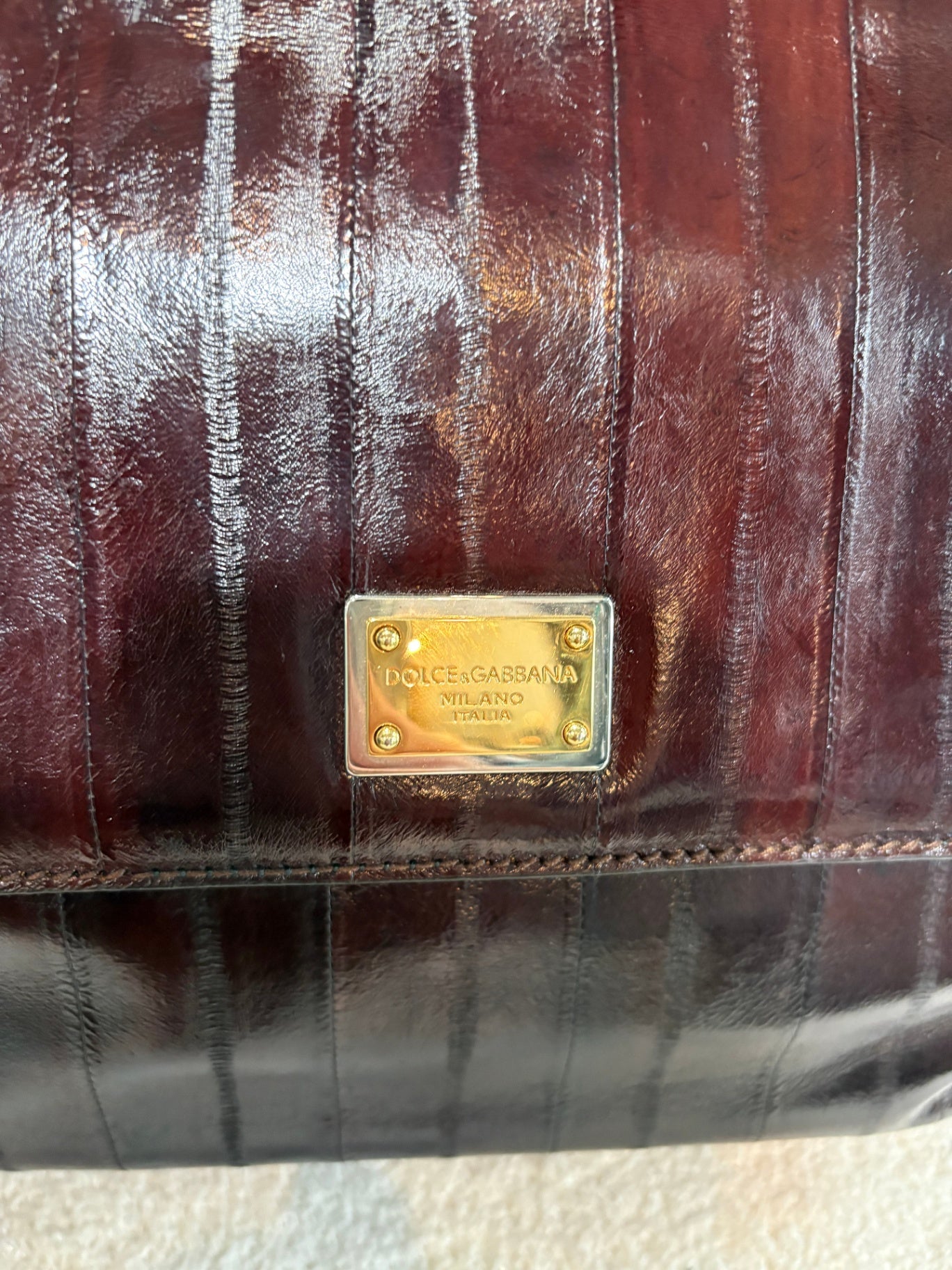 DOLCE & GABBANA Sicily Brown Bag