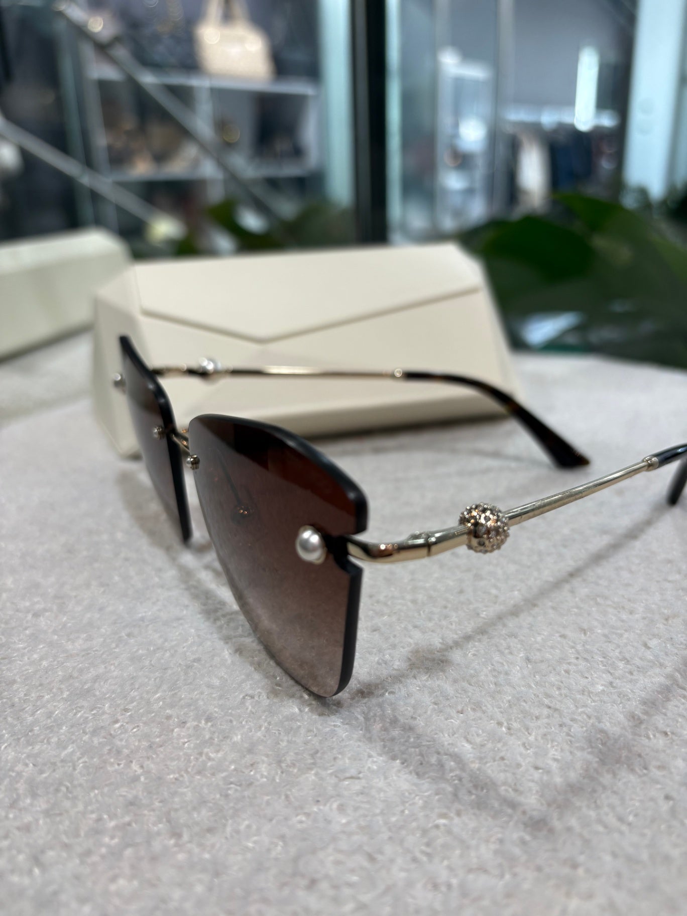 JIMMY CHOO Sunglasses - Gold (B)