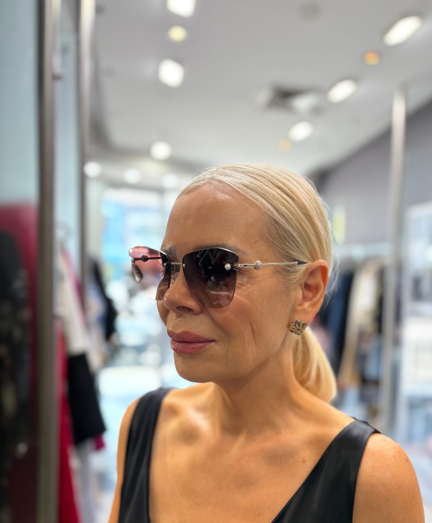 JIMMY CHOO Sunglasses - Gold (B)