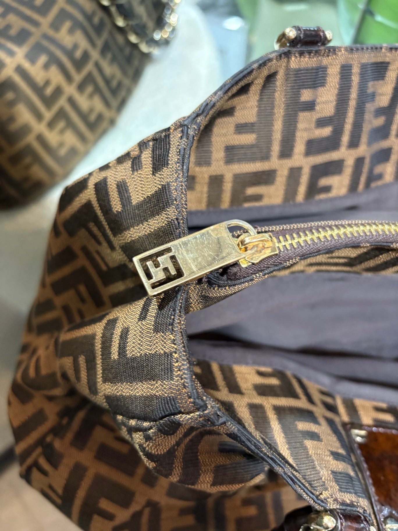 FENDI - MIA Tote with Chain Hardware