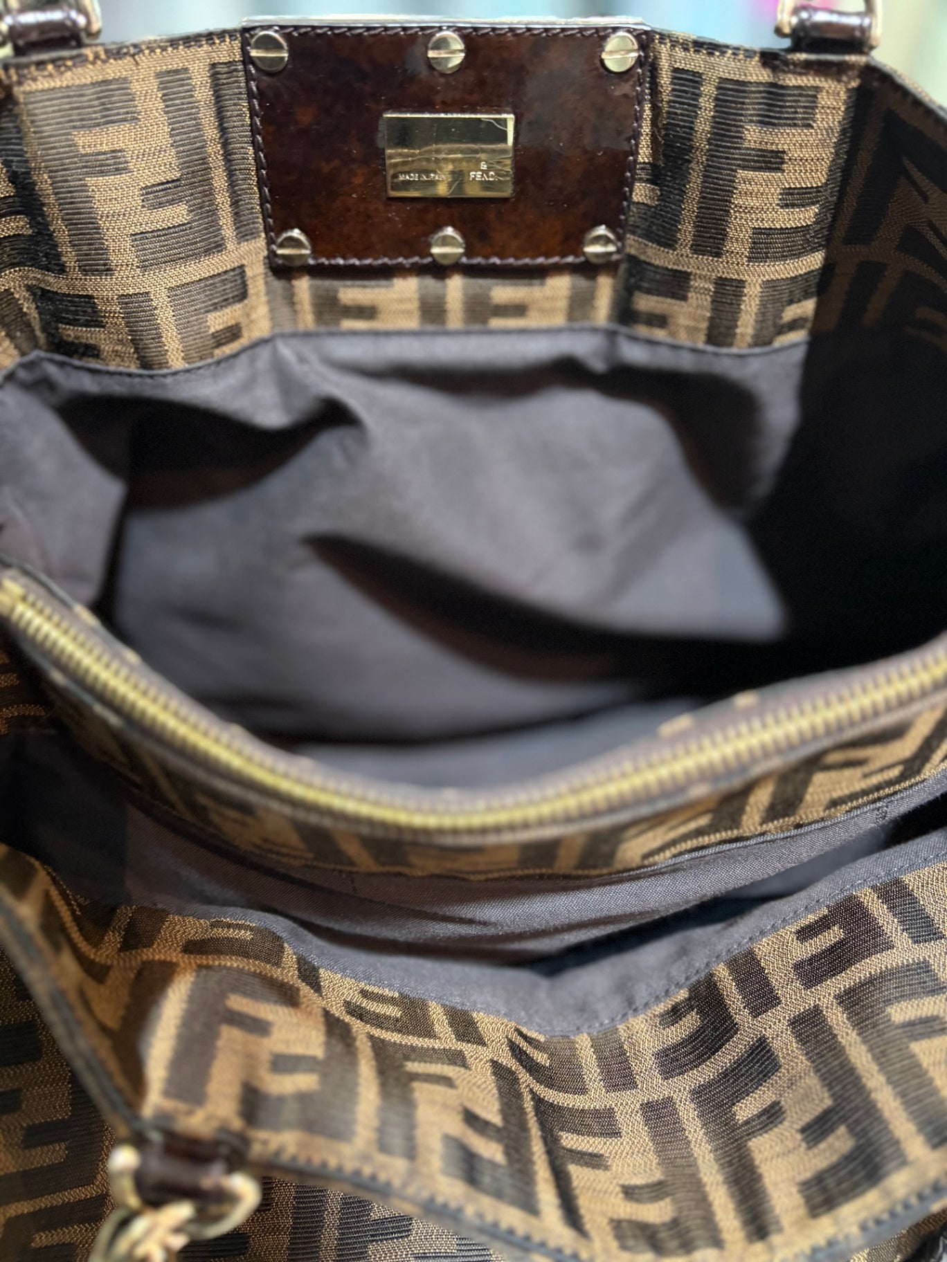 FENDI - MIA Tote with Chain Hardware