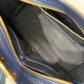 BURBERRY Blue Carbon Signature Grain Bag