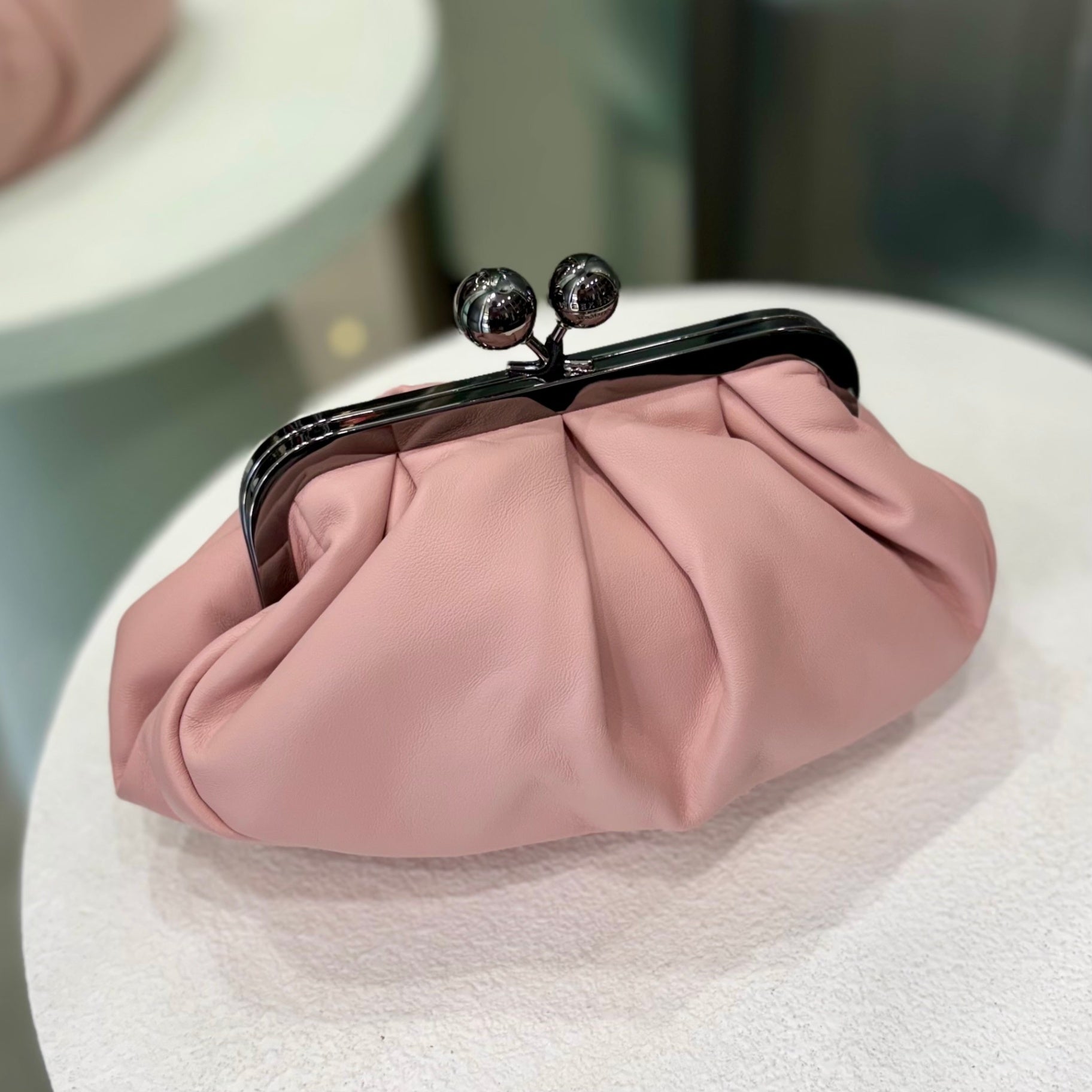MAX MARA Blush Pink Clutch