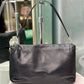 SONIA RYKIEL Crystal Flower Shoulder Bag Black