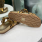 PRADA Gold Slides Size 37