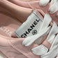 CHANEL CC Pink Sneakers Size 40