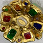 CHANEL 1980's Pearl/Stone Vintage Brooch