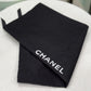 CHANEL DIANA - Black lambskin - Medium